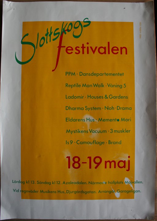 Slottskogsfestivalen 1985