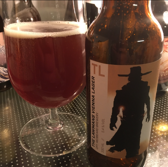 The Lawmans Vienna Lager by Captain Redbeard Brewery